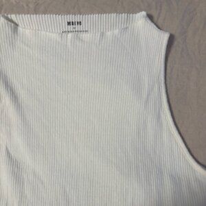 Anthropologie Maeve High Neck Ribbed Tank